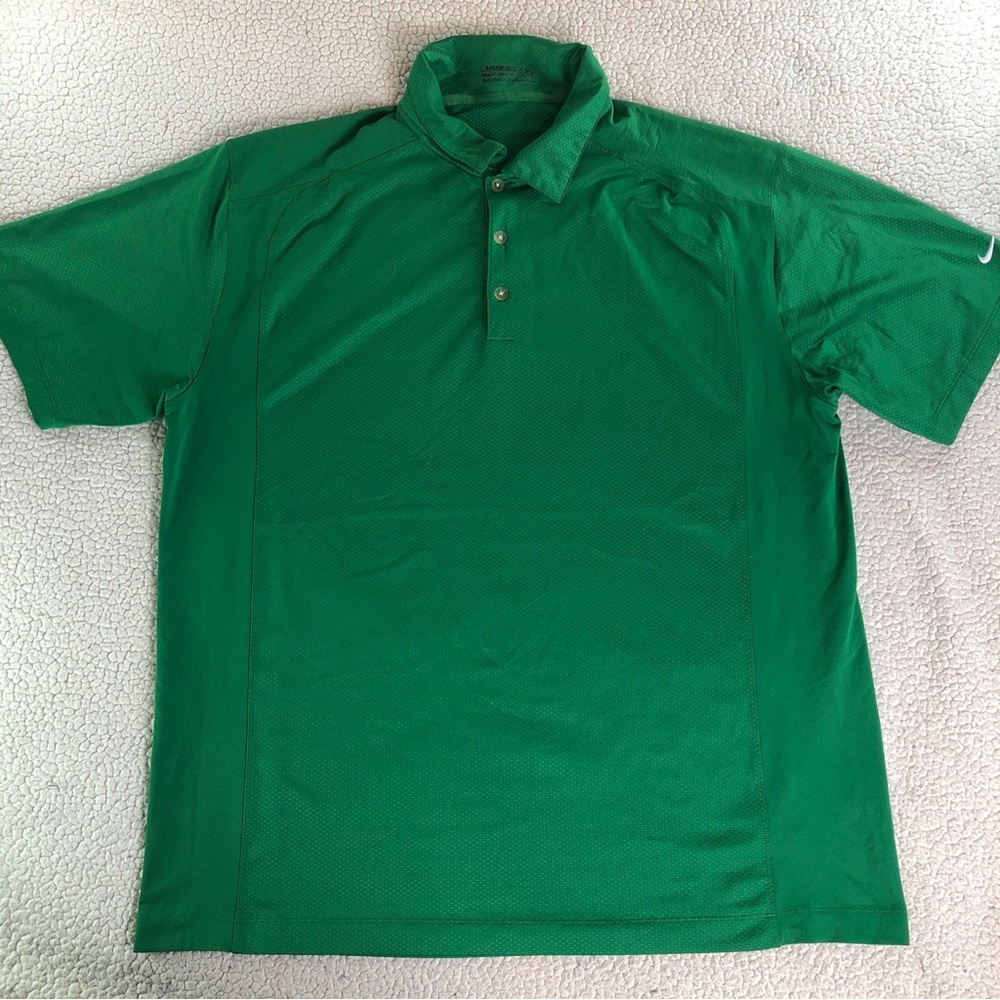 Nike Golf Men’s‎ Fit Dry Short Sleeve 319696-302 X-Large Green Golf Polo